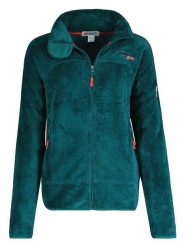 Geographical Norway Kurtka polarowa "Upaline" w kolorze ciemnozielonym rozmiar: L. Zielone kurtki Geographical Norway, l, bez wzorów, z polaru, bez kaptura. Za 86.99 zł.