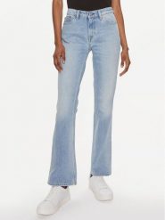 Tommy Jeans Jeansy Maddie DW0DW17609 Niebieski Straight Fit. Niebieskie jeansy Tommy Jeans, bez wzorów, z bawełny. Za 329.99 zł.