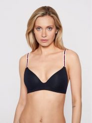 Tommy Hilfiger Biustonosz bezfiszbinowy Lighty Lined UW0UW02413 Granatowy. Niebieskie biustonosze Tommy Hilfiger, bez wzorów, z bawełny. Za 129.99 zł.