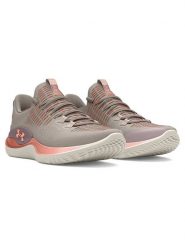 Under Armour Buty sportowe "Flow Dynamic" w kolorze beżowym rozmiar: 40,5. Brązowe buty treningowe Under Armour, bez wzorów, z materiału, bez zapięcia. Za 322.14 zł.