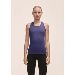 Damska Koszulka Sportowa Treningowa Casall Essential Racerback Tank. Niebieskie topy sportowe Casall, bez wzorów, na jogę i pilates. W wyprzedaży za 132.99 zł.