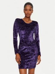 Rinascimento Sukienka codzienna CFC0121760003 Fioletowy Regular Fit. Fioletowe sukienki Rinascimento, na co dzień, xl, bez wzorów, z syntetyku, bez kołnierzyka, bez ramiączek, proste. Za 219.99 zł.