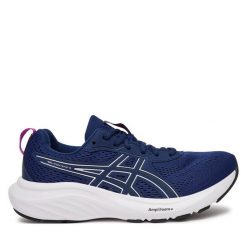 Buty do biegania Asics. Niebieskie buty do biegania ASICS, bez wzorów, bez zapięcia, do biegania. Za 319.99 zł.