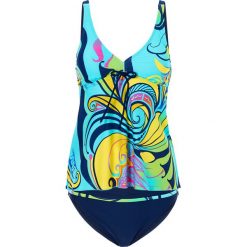 Tankini bonprix niebiesko-żółty. Bikini marki bonprix. Za 129.99 zł.