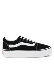 Vans Trampki WARD PLATFORM VN0A3TLC1871_ Czarny. Czarne trampki Vans, bez wzorów, z materiału, bez zapięcia. Za 339.99 zł.