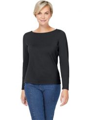 Heine Sweter w kolorze granatowym rozmiar: 40. Niebieskie swetry Heine, bez wzorów, z bawełny, bez ramiączek. Za 56.79 zł.