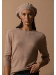 Perfect Cashmere Kaszmirowy sweter w kolorze beżowym rozmiar: S. Brązowe swetry Perfect Cashmere, s, bez wzorów, z kaszmiru, bez ramiączek. Za 347.99 zł.