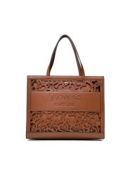 TOUS Torebka Shopping Xl Amaya K.Shock 2001660643 Brązowy. Brązowe torebki klasyczne tous, bez wzorów, ze skóry, bez dodatków. Za 909.99 zł.