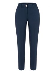 More & More Spodnie w kolorze granatowym rozmiar: 34. Niebieskie spodnie materiałowe More & More, bez wzorów, z materiału. Za 82.99 zł.