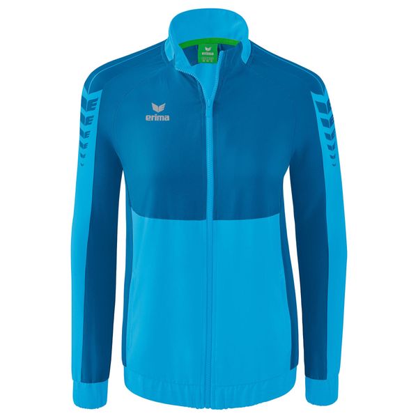 Damska marynarka do prezentacji Erima Six Wings. Fioletowe marynarki i żakiety Erima, s, bez wzorów, eleganckie, bez ramiączek. W wyprzedaży za 192.00 zł.