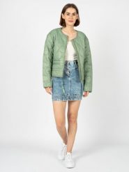 Silvian Heach Kurtka | GPP23505PI | Kobieta | Zielony. Zielone kurtki Silvian Heach, bez wzorów, z poliamidu, bez kaptura. W wyprzedaży za 349.00 zł.