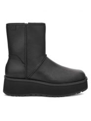 Ugg Botki W Cityfunc Mid 1162990 Czarny. Czarne botki UGG, bez wzorów, ze skóry, bez obcasa, na koturnie, bez zapięcia. Za 869.99 zł.