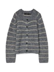 Vero Moda Kardigan w kolorze szarym rozmiar: XS. Szare swetry Vero Moda, xs, bez wzorów, z wełny, bez ramiączek. Za 118.56 zł.