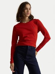 Polo Ralph Lauren Bluzka 211898699026 Czerwony Regular Fit. Czerwone bluzki Polo Ralph Lauren, xs, bez wzorów, z bawełny, bez kołnierzyka, bez ramiączek. Za 219.99 zł.