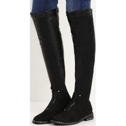Czarne Kozaki Mark My Words. Czarne kozaki Born2be, bez wzorów, z materiału, bez obcasa, na obcasie, bez zapięcia. Za 119.99 zł.