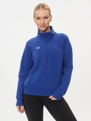 Under Armour Bluza Ua Rival Fleece Hz 1379492 Niebieski Loose Fit. Niebieskie bluzy Under Armour, l, bez wzorów, z bawełny, bez kaptura. Za 149.99 zł.