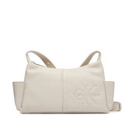 Torebka Calvin Klein. Białe torebki klasyczne Calvin Klein, bez wzorów, klasyczne, bez dodatków. Za 409.99 zł.