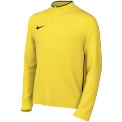 Bluza dla dzieci Nike Dri-Fit Park Drill Top. Żółte topy Nike, bez wzorów, z poliesteru, sportowe, bez kołnierzyka, bez ramiączek. Za 102.99 zł.