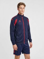 Kurtka z dresu Hummel Core 2.0. Czerwone kurtki Hummel, xl, bez wzorów, z dresówki, sportowe, bez kaptura. Za 226.00 zł.