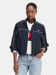 Tommy Jeans Kurtka przejściowa DW0DW22055 Granatowy Regular Fit. Niebieskie kurtki Tommy Jeans, xl, bez wzorów, z jeansu, bez kaptura. Za 569.99 zł.