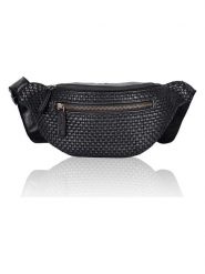 Bellicci Skórzana saszetka "Elliot" w kolorze czarnym - 30 x 14 x 8,5 cm rozmiar: onesize. Czarne nerki i saszetki Bellicci, bez wzorów, z materiału, sportowe, bez dodatków. Za 215.45 zł.