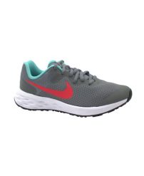 Buty do biegania damskie Nike Revolution 6 NN. Szare buty do biegania Nike, bez wzorów, z materiału, bez zapięcia, do biegania, nike revolution. Za 305.00 zł.