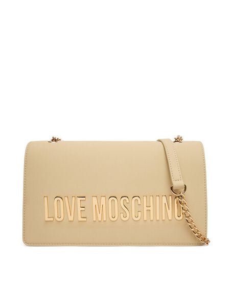 LOVE MOSCHINO Torebka JC4192PP1OKD0129 Beżowy. Brązowe torebki klasyczne Love Moschino, bez wzorów, ze skóry, bez dodatków. Za 939.99 zł.