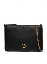 Pinko Torebka Flat Classic PE 23 PCPL 100455 A0F1 Czarny. Czarne kopertówki Pinko, bez wzorów, ze skóry, wizytowe, bez dodatków. Za 679.99 zł.