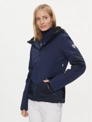 Rossignol Kurtka narciarska RLKWJ23 Granatowy Regular Fit. Niebieskie kurtki narciarskie Rossignol, na zimę, xs, bez wzorów, z syntetyku, bez kaptura, narciarskie. Za 1,399.00 zł.