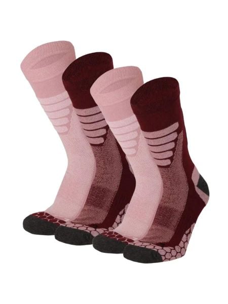 Skarpety trekkingowe Coolmax® do łydki 4 pary – Bordowy. Czerwone skarpetki XTREME SOCKSWEAR, bez wzorów, z bawełny. Za 173.56 zł.