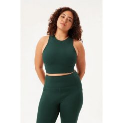 Biustonosz dla kobiet Girlfriend Collective Dylan. Zielone biustonosze sportowe GIRLFRIEND COLLECTIVE, bez wzorów. Za 257.50 zł.