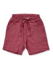 Sense Organics Szorty "Pak" w kolorze czerwonym rozmiar: 128. Czerwone szorty Sense Organics, bez wzorów, z bawełny. Za 89.26 zł.