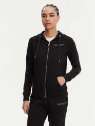 Armani Exchange Bluza 8NYM28 YJE5Z 52AK Czarny Regular Fit. Czarne bluzy Armani Exchange, m, bez wzorów, z syntetyku, bez kaptura. Za 309.99 zł.