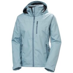 Bluza damska z kapturem Helly Hansen Crew MidL 2.0. Niebieskie bluzy Helly Hansen, bez wzorów, sportowe, bez ramiączek, z kapturem. Za 791.00 zł.