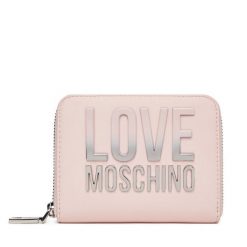 Duży Portfel Damski LOVE MOSCHINO. Czerwone portfele Love Moschino, bez wzorów. Za 489.99 zł.