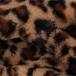 Komin i nauszniki z nadrukiem w panterkę, wełniany Teddy. Brązowe szaliki i kominy SARLINI, na zimę, bez wzorów, z wełny, biznesowe. Za 167.20 zł.