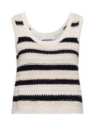 ARMEDANGELS Sweter - Claaire Kobiety Bawełna biały|niebieski, S. Białe swetry ARMEDANGELS, s, bez wzorów, z bawełny, bez ramiączek. Za 279.95 zł.