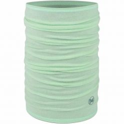 Komin chusta wielofunkcyjna z wełny merino lightweight. Zielone chusty Buff, bez wzorów, z wełny, sportowe. Za 123.99 zł.