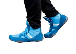 Buty zapaśnicze dla dorosłych La Sport Wrestling. Czerwone buty treningowe LA SPORT, bez wzorów, z gumy, bez zapięcia. Za 219.00 zł.