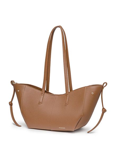 Puccini Shopper bag w kolorze jasnobrązowym - 50 x 22 x 17 cm rozmiar: onesize. Brązowe shopper bag Puccini, bez wzorów, z materiału, na ramię, bez dodatków. Za 236.05 zł.