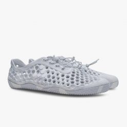 Buty barefoot damskie Vivobarefoot Ultra III. Szare buty trekkingowe VIVOBAREFOOT, z materiału, bez zapięcia. Za 597.75 zł.