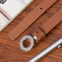 Pasek skórzany BELTIMORE r.100-115 cm O19 brązowy. Brązowe paski bez wzorów. Za 49.99 zł.