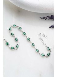 Lodie Silver Srebrna bransoletka z cyrkoniami rozmiar: onesize. Szare bransoletki Lodie Silver, z cyrkonią, srebrne. Za 151.45 zł.