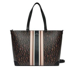 Torebka Armani Exchange. Brązowe torebki klasyczne Armani Exchange, bez wzorów, klasyczne, bez dodatków. Za 559.99 zł.