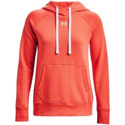 Bluza damska Under Armour Rival Fleece HB Hoodie. Brązowe bluzy Under Armour, xl, bez wzorów, sportowe, bez ramiączek, bez kaptura. Za 283.13 zł.
