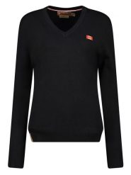Canadian Peak Sweter "Falonneak" w kolorze czarnym rozmiar: M. Czarne swetry Canadian Peak, m, bez wzorów, bez ramiączek. Za 114.95 zł.