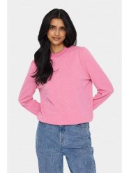 SAINT TROPEZ Bluza "Saint Tropez" w kolorze jasnoróżowym rozmiar: S. Różowe bluzy Saint Tropez, s, bez wzorów, bez kaptura. Za 105.88 zł.