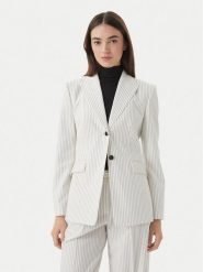 HUGO Marynarka Asmalla 50561472 Biały Regular Fit. Białe marynarki i żakiety Hugo, bez wzorów, z syntetyku, bez ramiączek. Za 1,349.00 zł.