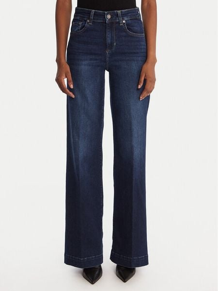 Liu Jo Jeansy UF5068 DS615 Granatowy Wide Leg. Niebieskie jeansy Liu Jo, bez wzorów, z bawełny. Za 769.99 zł.