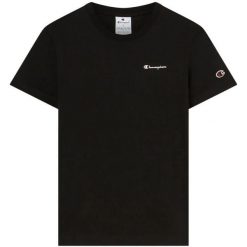 Koszulka damska Champion SS Tee 118091. Czarne t-shirty sportowe Champion, bez wzorów, bez ramiączek. Za 85.00 zł.